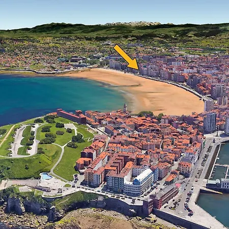 El Sexto De Manso - 4 Hab, Bano Y Aseo, 1ª Linea Gijón